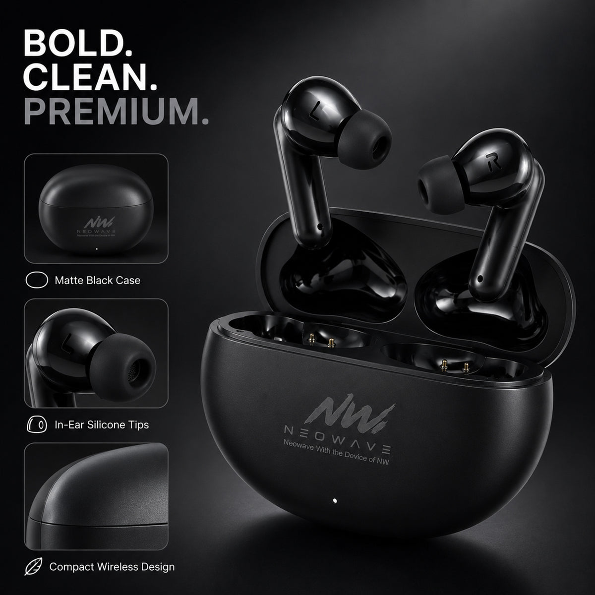 Neowave Neo Lord Matte Finish Wireless Earbuds