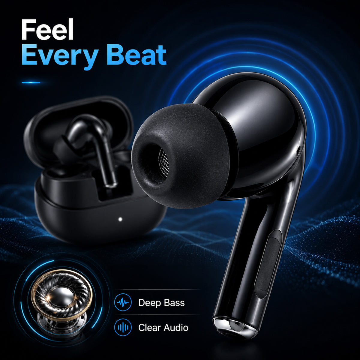 Neowave Neo Supreme Shiny Wireless Earbuds