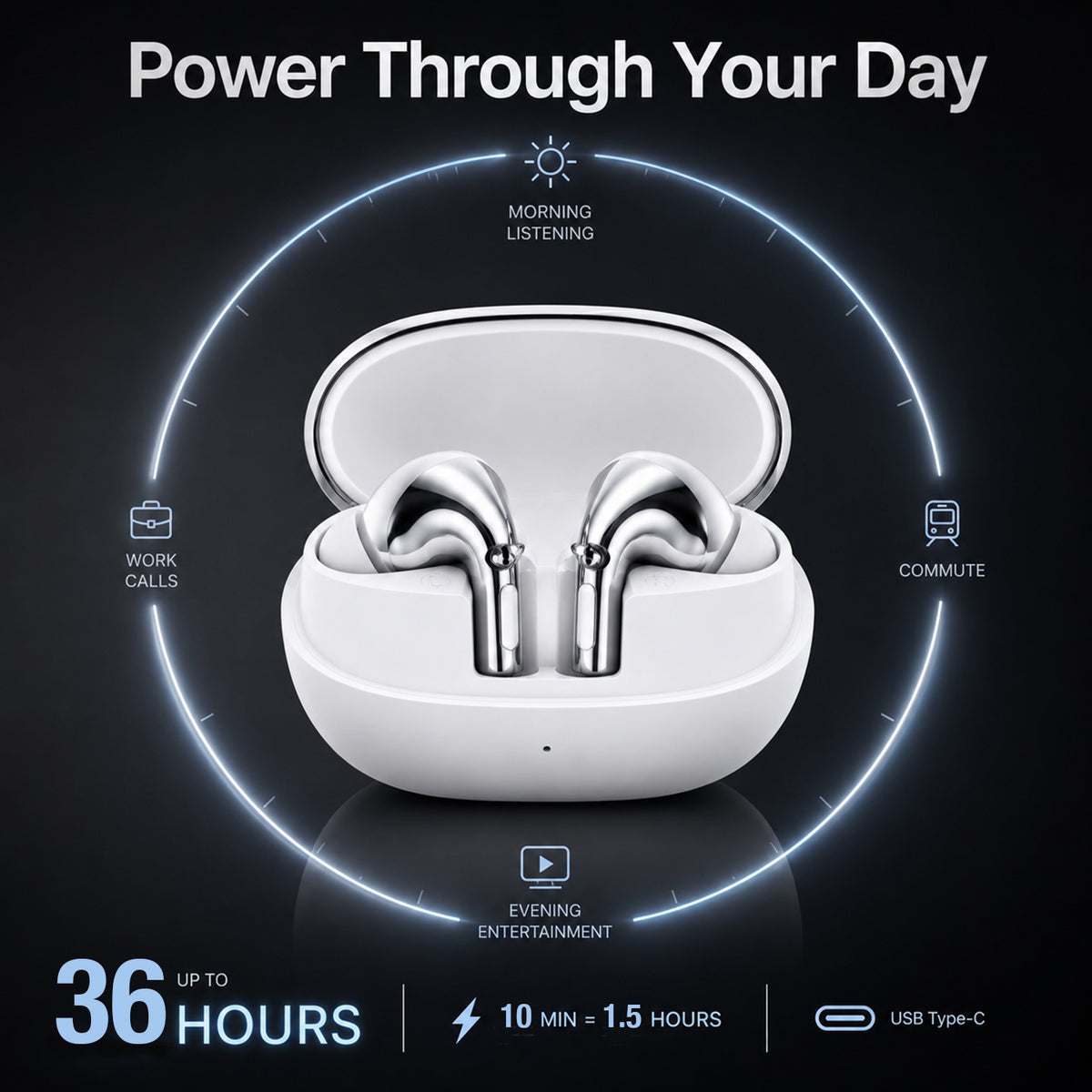 Neowave Neo Supreme Shiny Wireless Earbuds