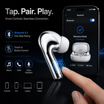 Neowave Neo Supreme Shiny Wireless Earbuds
